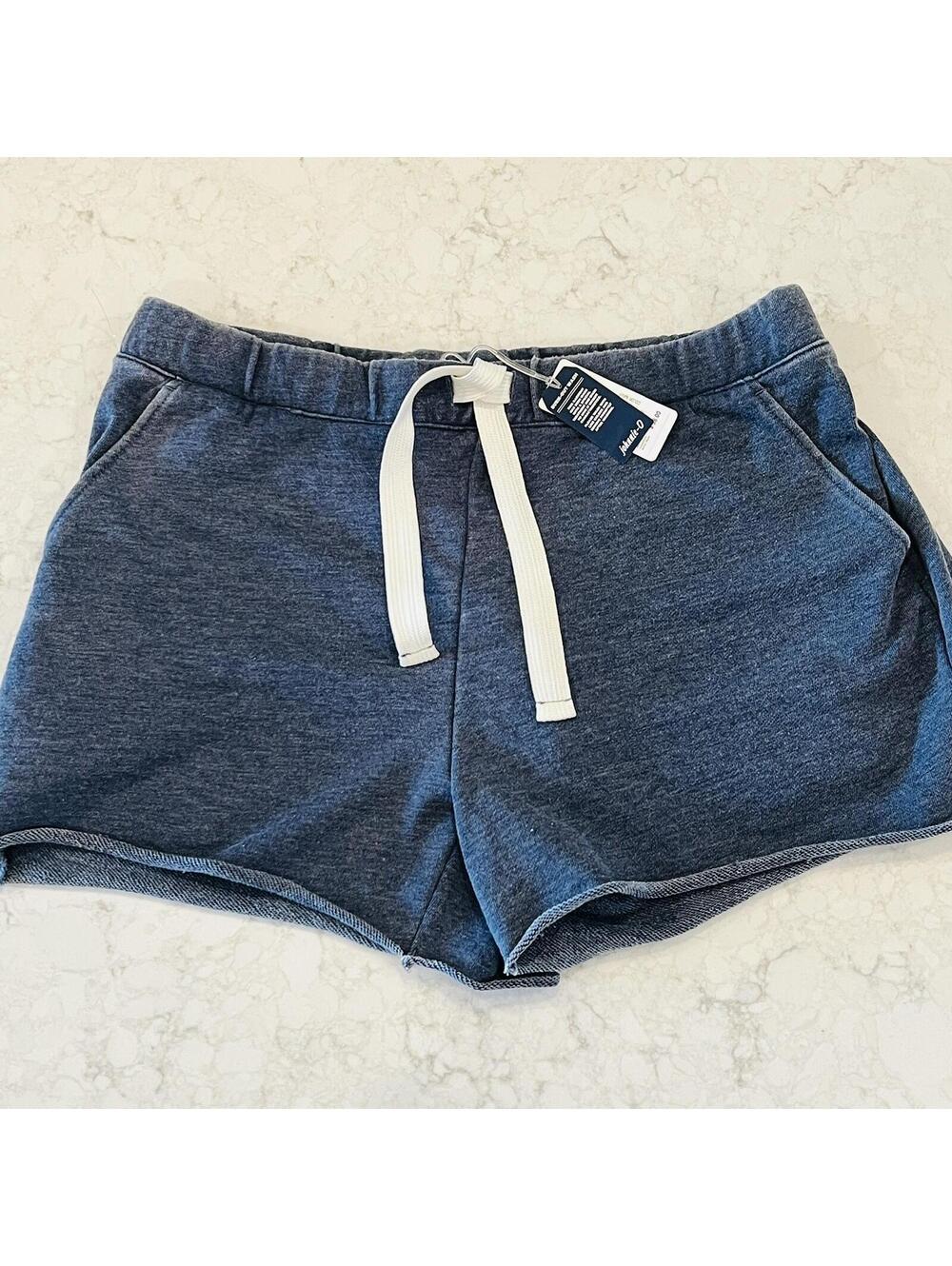 Johnnie-o Everyday Cotton Sweatshorts Navy Blue NWT Large